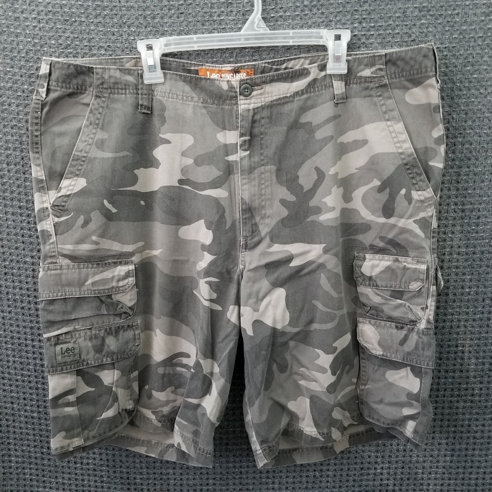 LEE Dungarees Camo Cargo Shorts Camouflage 42